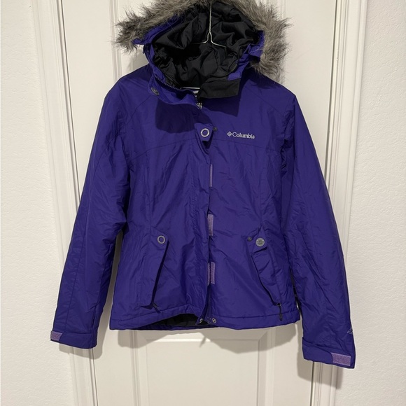 Columbia women’s Purple Ski & Snow Jacket Lightweight Design - Picture 11 of 13